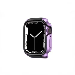 Premium Aluminum Alloy Watch Case - Durable Metal + TPU Protection for Series 9 8 7 41mm (Cherry)