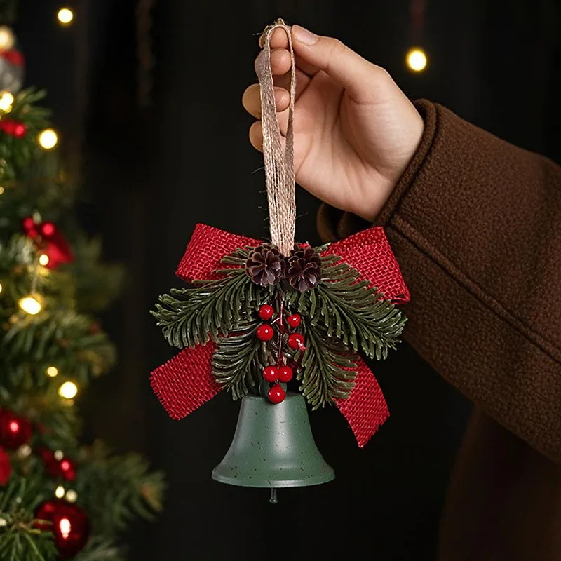 Versatile Red Fruit Pine Branch Pinecone Pendant Door Hanging Christmas Decorations Christmas Tree Hanging Decorations