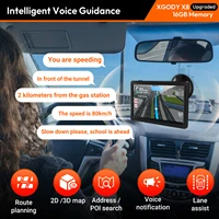 XGODY 9 ''pouces 16G voiture Auto Navigation UK/EU MAP écran tactile pour camions, voitures, bus, navigation GPS POI 4