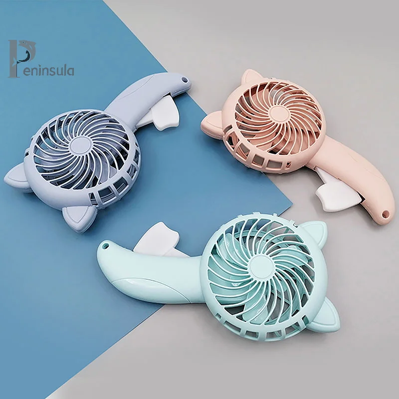 Compact Cartoon Handheld Fan - Portable Summer Air Cooler