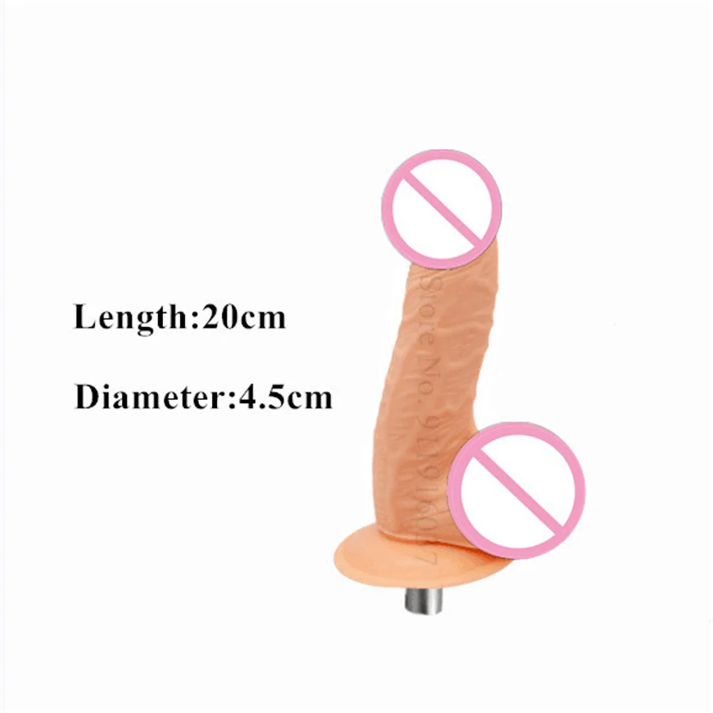 Electric Dildo Machine Attachments Male Penis 3XLR Metal Nozzles Dildo Vibrator Adapters Massage Gun Anal Plug-sex toy
