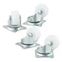 Parts Swivel Casters Homes Warehouses With Rubber 4/12pcs Bearing Wheels Mount Ball Stroller Wheel High Quality 1