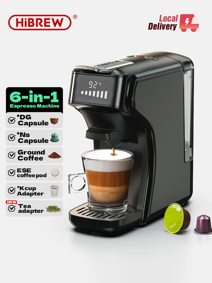 HiBREW 6in1 カプセルコーヒーマシンホット/コールド複数エスプレッソ