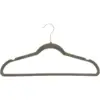 Non-Slip Suit Clothes Hangers, Gray/Silver - Pack of 30 1
