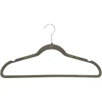 Non-Slip Suit Clothes Hangers, Gray/Silver - Pack of 30 1