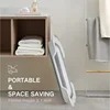 Pet Bathtub with Water Drain Plug, Foldable Bathtub for Puppy Small Dogs Cats, Portable & Space Saving Design, BPA Free, Grey 2