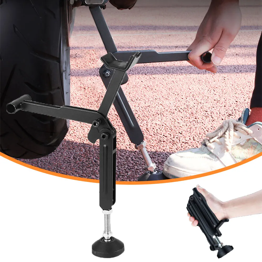 Motorcycle Jack Kickstand Wheel Support Side Stand Paddock Stable