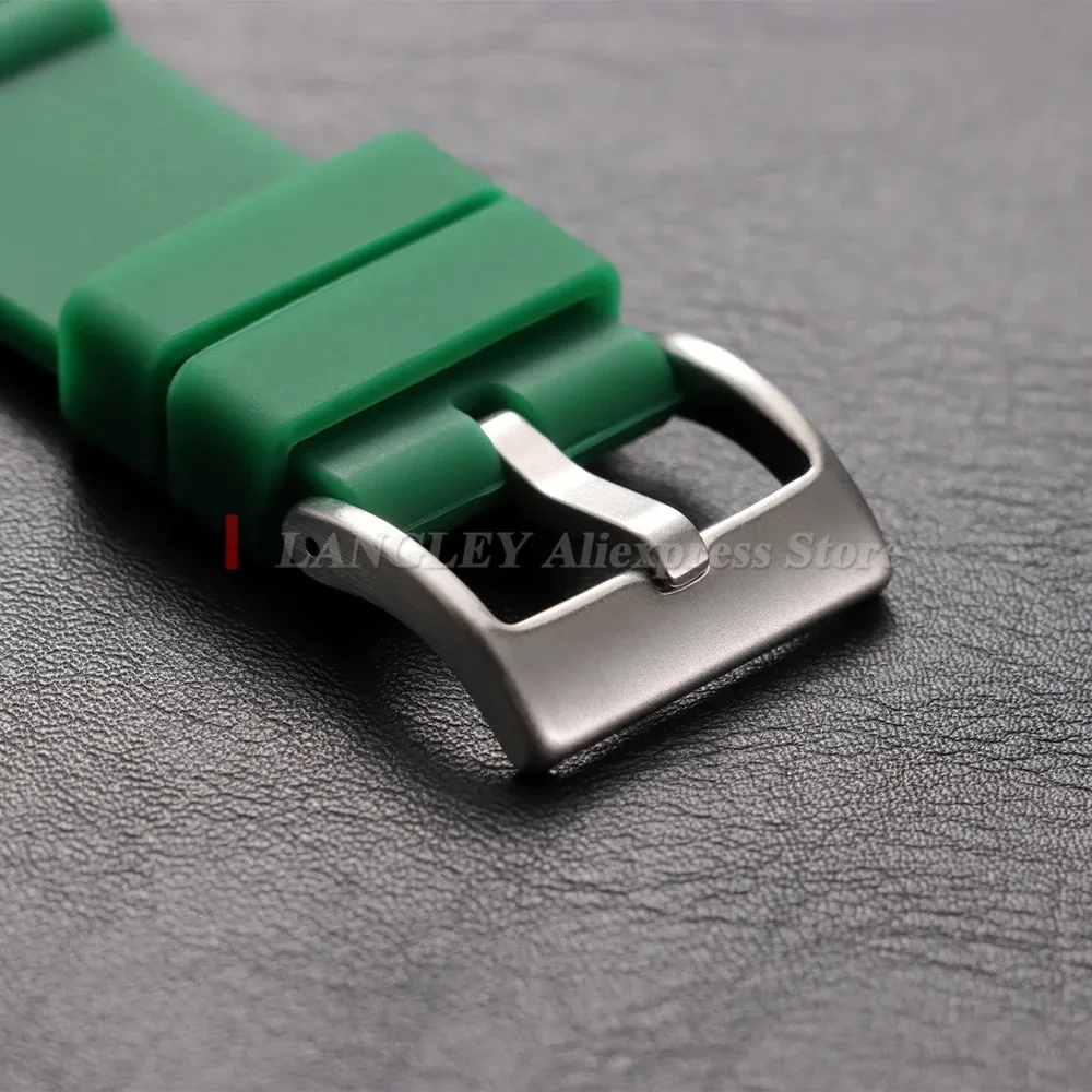 Unisex Sport Waterproof Silicone Watch Strap with Pin Buckle