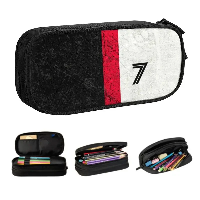 

Kawaii CR7 Soccer Pencil Cases for Girls Boys Large Storage Ronaldo Football Pencil Pouch School Accessories