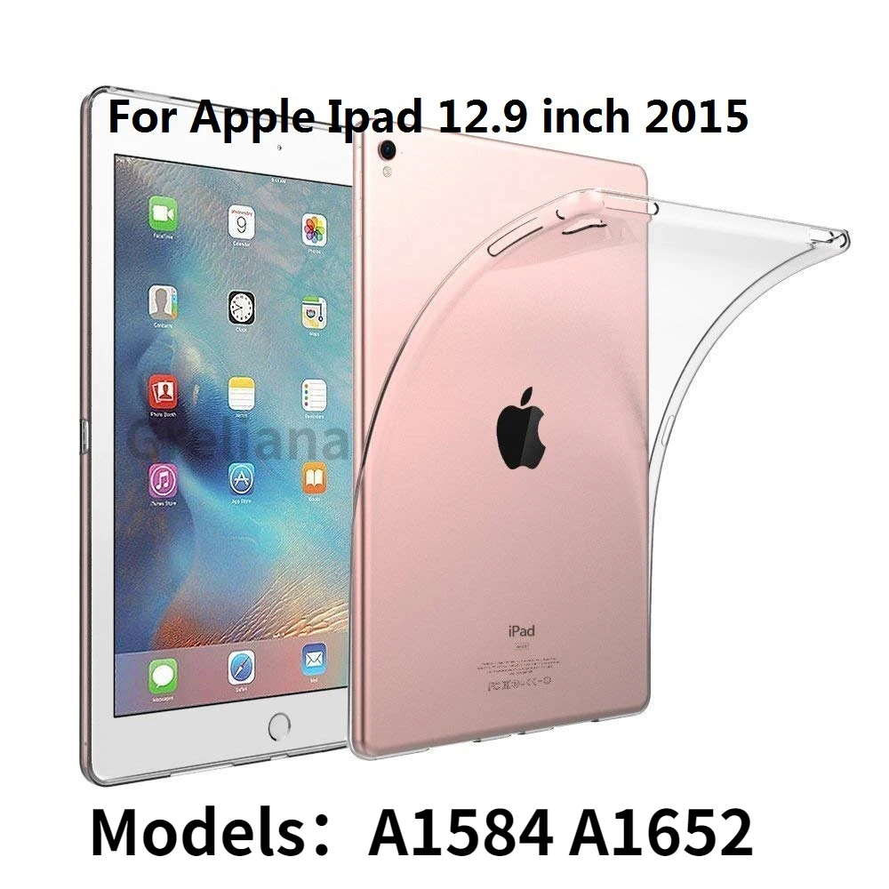 iPad Pro 12.9 ケース、ソフト TPU カバー iPad 12.9 