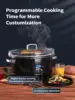LAUNCH] KOOC 8.5-Quart Programmable Slow Cooker, Larger than 8 Quart, More Practical than 10 Quart, with Digital Countdown 5
