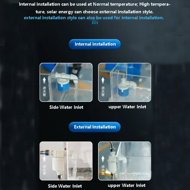 Valvola A Galleggiante Automatica 1/2" - Per Serbatoi Acqua, Antiruggine E Facile Installazione - Foto 2