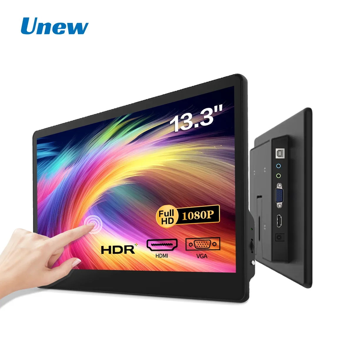 13.3 ġ ġ ũ , FHD 1920x1080, ޴ Ʈ  Ŀ , HDMI VGA USB AV CŸ ȣȯ