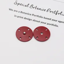  Invisible Snap Button Black Silver Metal Fasteners Press Round Button Concealed Buckle For Garment Sewing Needlework Accessories 