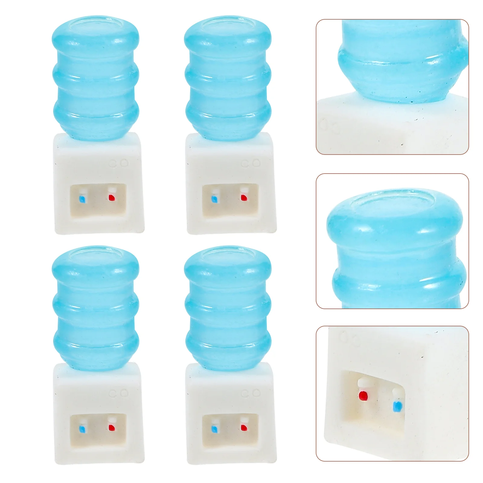 

Mini Water Dispenser Tiny Plaything Desk House Model Educational Cute Miniature Fountain The