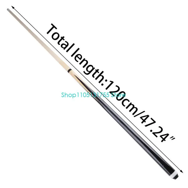 K0EF 1Pc 120cm 홈 스누커 풀 큐 조립 12mm/0.47in 팁 어린이 성인 당구 운동 재미있는 도구