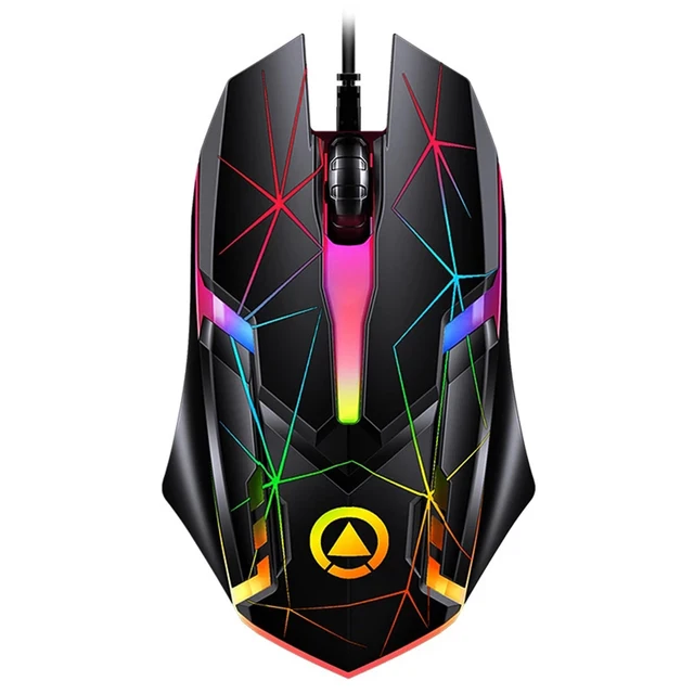 Mouse Gaming Wired Mouse Computer Optical 1200DPI USB ji bo Laptop PC 3 Keys 1