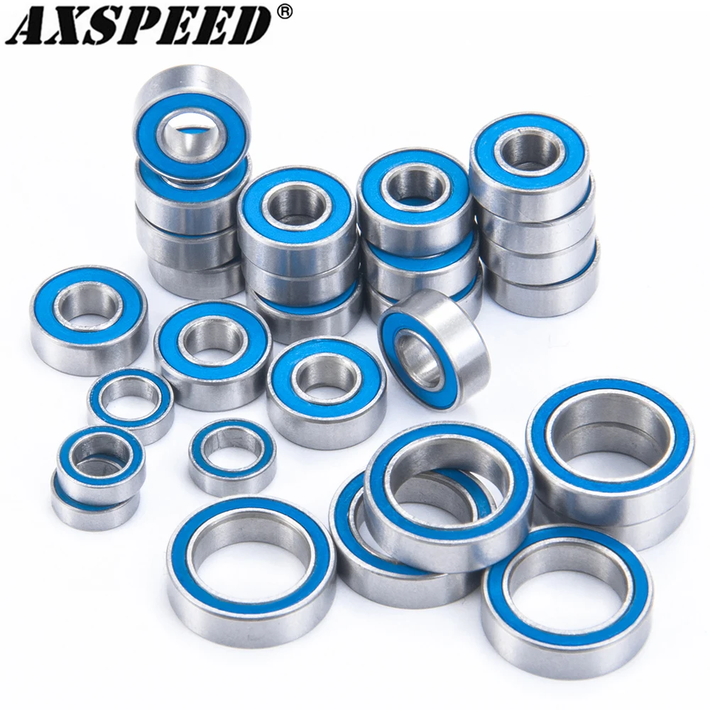 

Комплект синих шариковых подшипников AXSPEED 28 шт. для Axial Yeti 1/18, электрические 4WD RTR AXI90069, обновленные детали