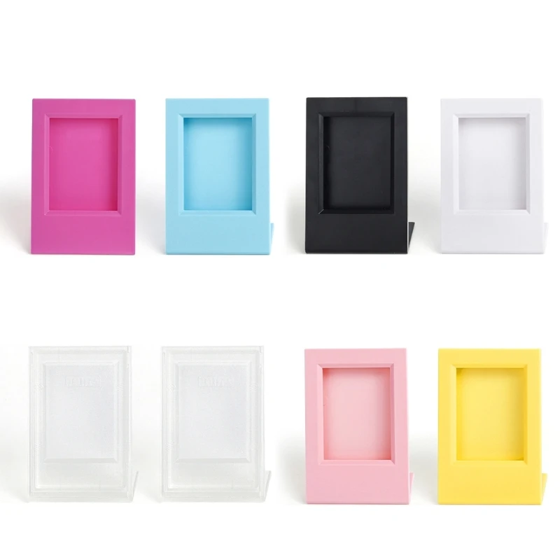 

Pictures Frame Tabletop Display Stand Acrylic Creative 3-in Photo Frame Holder Drop Shipping