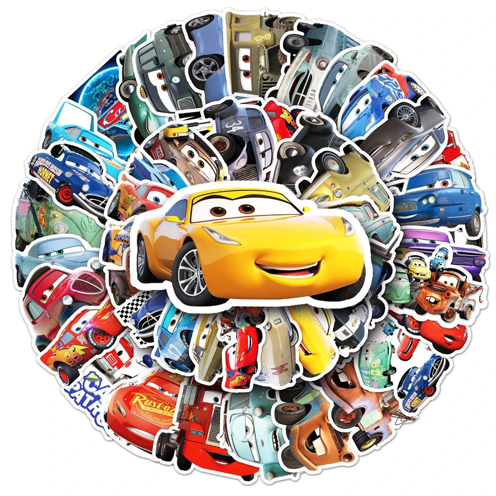 Cars Stickers | Sticker Toy | Decals - 10/30/50pcs Disney Cartoon Cars  Stickers Decals - Aliexpress