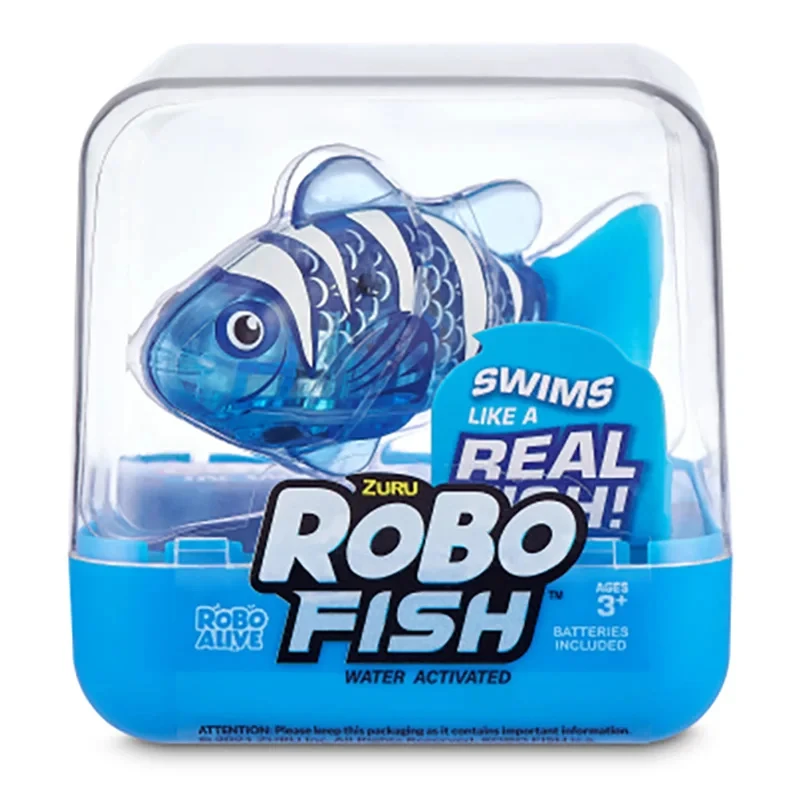 6 Pesci Robot Giocattolo Per Vasca Da Bagno: Elettronici, Con Luci LED E Impermeabili - Per Bambini E Gatti