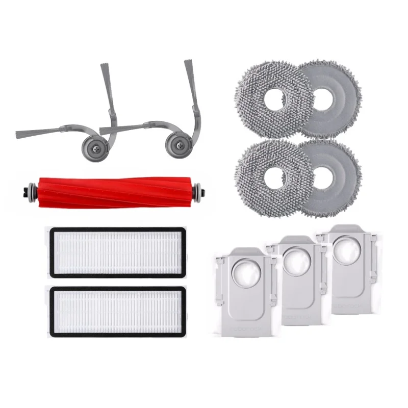 22-delige accessoireset voor Roborock QV 35S / QV 35A robotstofzuiger met 2 hoofdborstels, 4 reinigingsdoeken, 4 HEPA-filters, 4 stofzakken, 6 zijborstels, 1 reinigingsborstel, 1 schroevendraaier 22-delige accessoireset voor Roborock QV 35S / QV 35A robotstofzuiger met 2 hoofdborstels, 4 reinigingsdoeken, 4 HEPA-filters, 4 stofzakken, 6 zijborstels, 1 reinigingsborstel, 1 schroevendraaier
