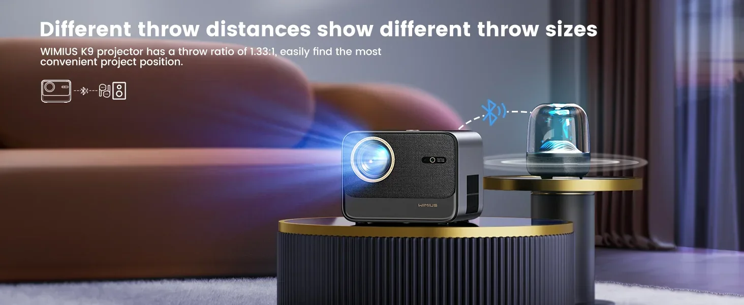 WIMIUS K9 Video Projector 本体 WiMiUS Home Projector K9 – WiMiUS Official
