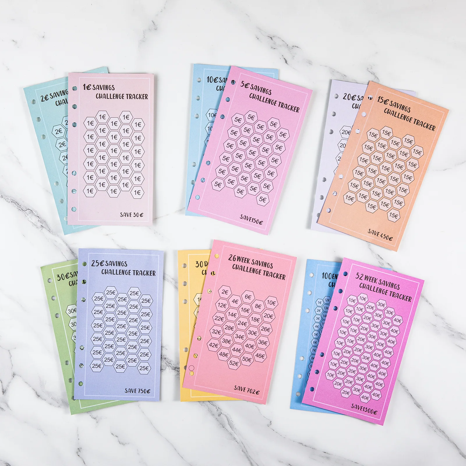 100 Envelope Challenge - Planner Risparmi A6, Buste Per Budget Con Raccoglitore - Foto 11