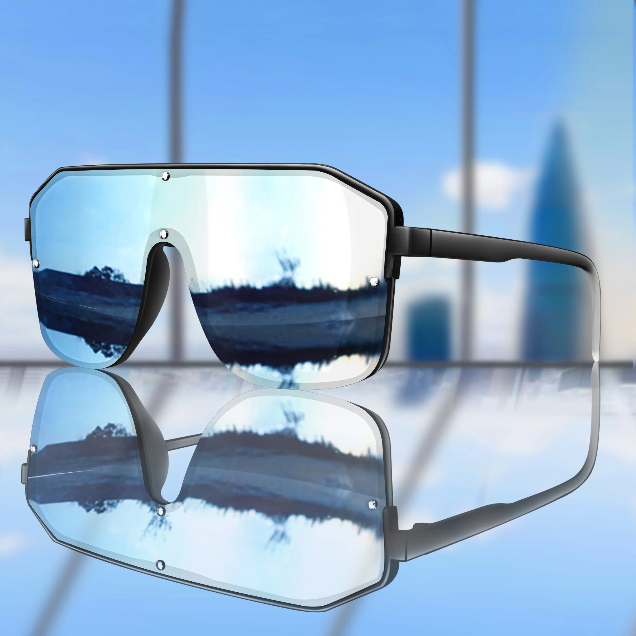 Fashion Big Square Sunglasses Eyewear