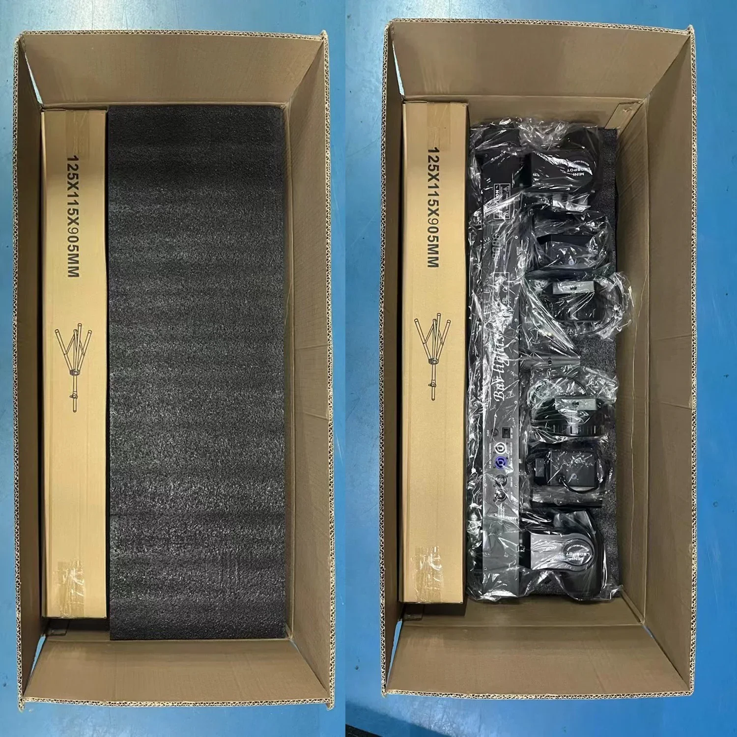 1Set With Mobile Bracket Remote DMX512 Control 2 Butterfly 2 Beam Pattern 2 Stro