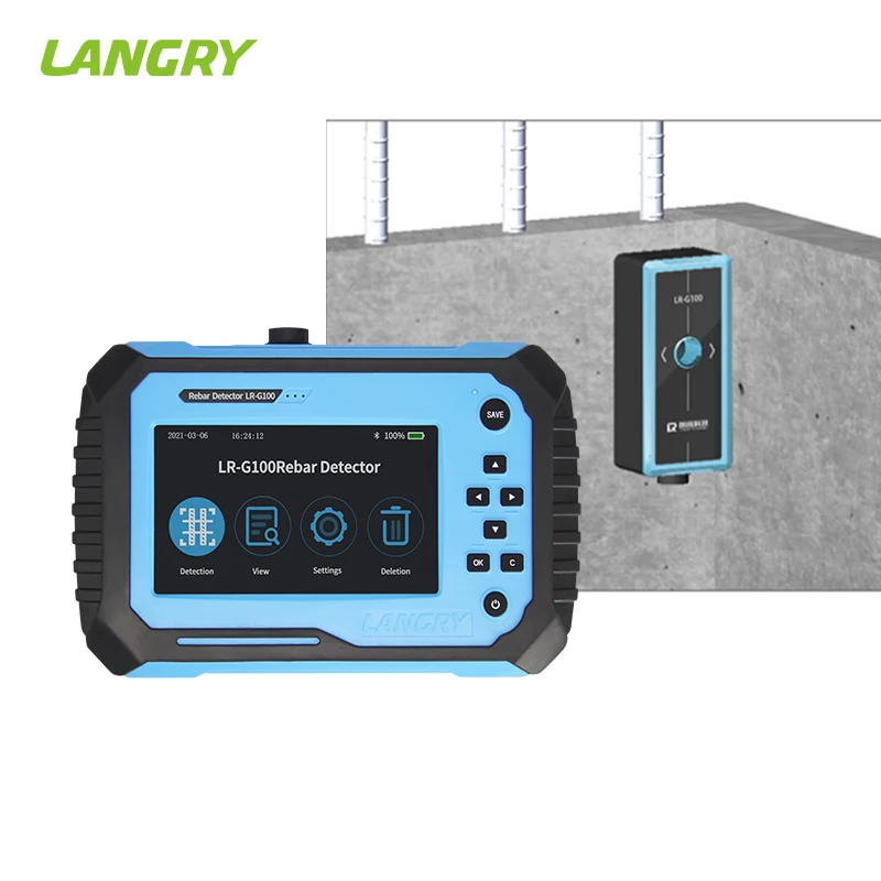 

Hot Sale! Rebar Detector LR-G100 for Scanning and Detecting Rebar metal location in Concrete