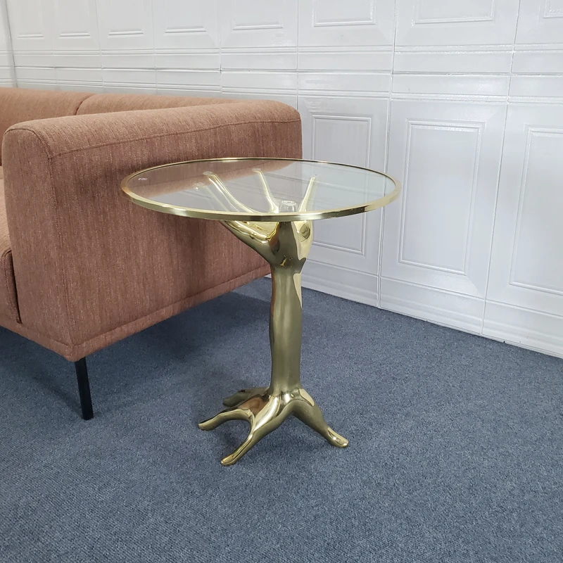 

Living Room Furniture Creative Luxury Hotel Sofa Side Table Nordic Art Coffee Tables Indoor Mobile Bedside Table Home Decoration