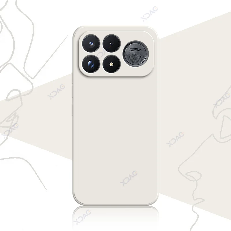 Enhanced Silicone Phone Case with Upgraded Camera Protection and Soft Anti-Scratch Microfiber Lining