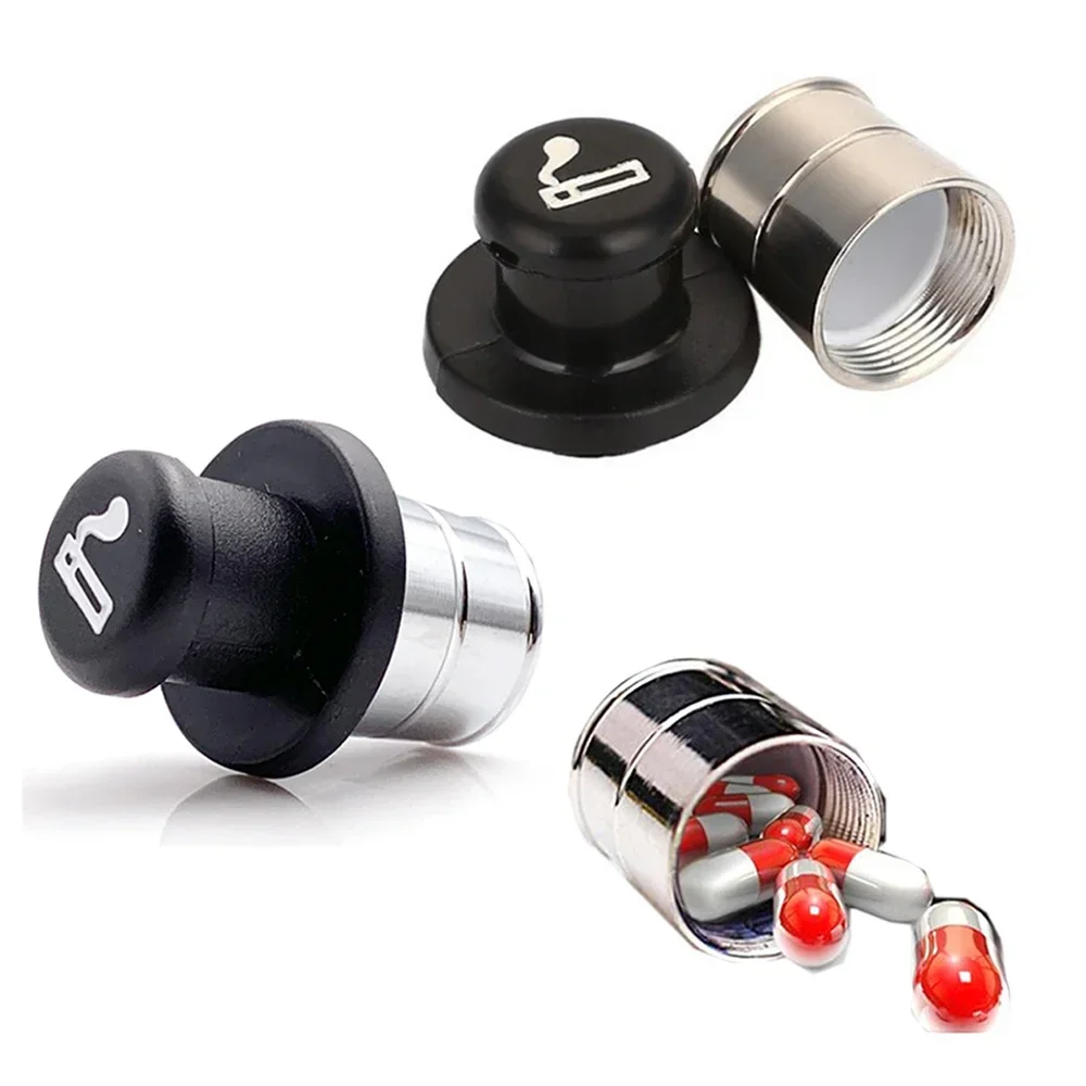 Car Lighter Secret Stash Box Emergency Medicine Container Seal Waterproof Disguise Hollow Hidden Container Screw Cap