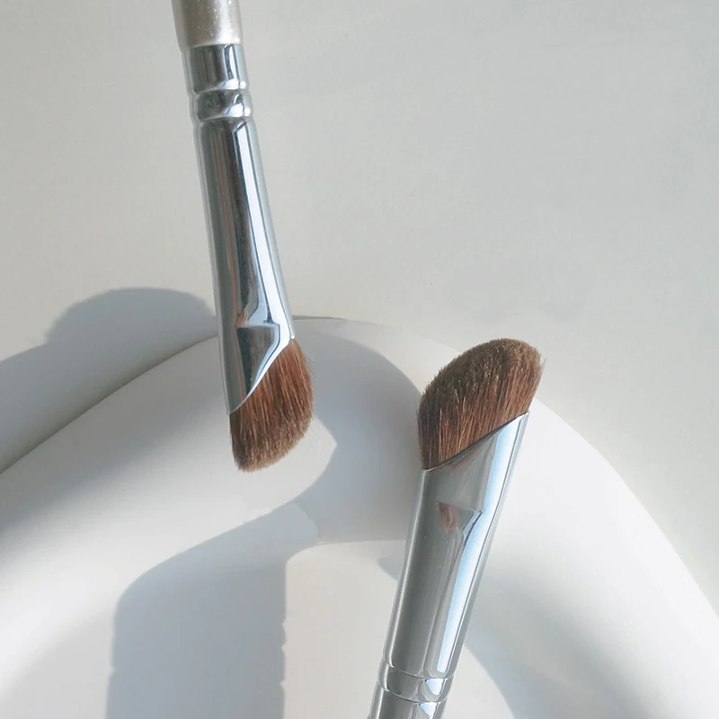 Nose Contour Brush Flat Nose Contour Brush Angled Contour Makeup Brush  Natural Hair Angled Shadow Smudge Makeup Brushes - AliExpress