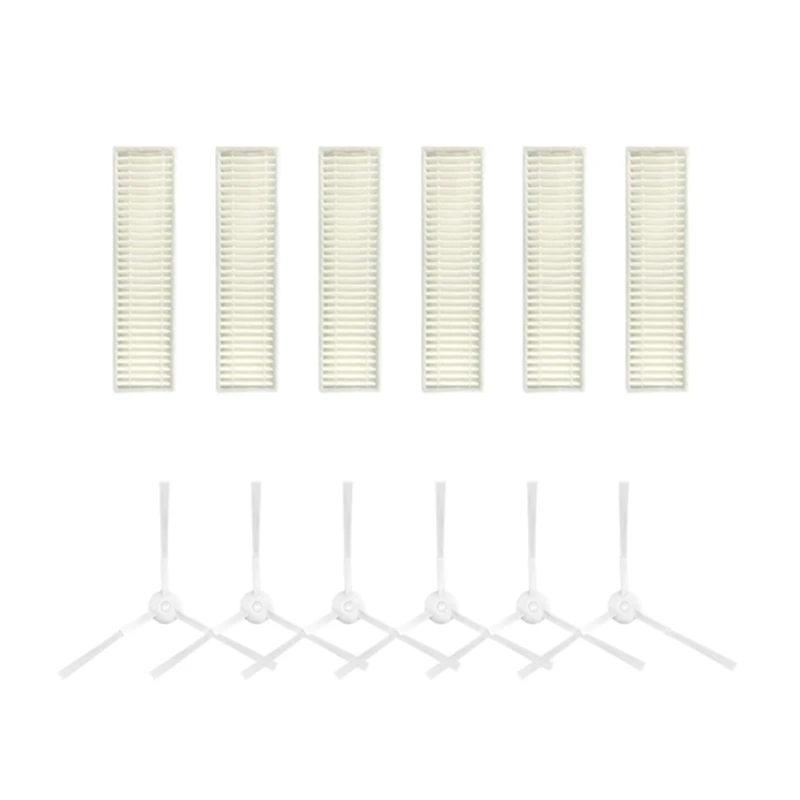 

1Set Replacement Parts Fit For Tefal Rowenta X-Plorer Serie60 RG7447 RG7455WH Scrubbers Hepa Filter Side Brush Accessories