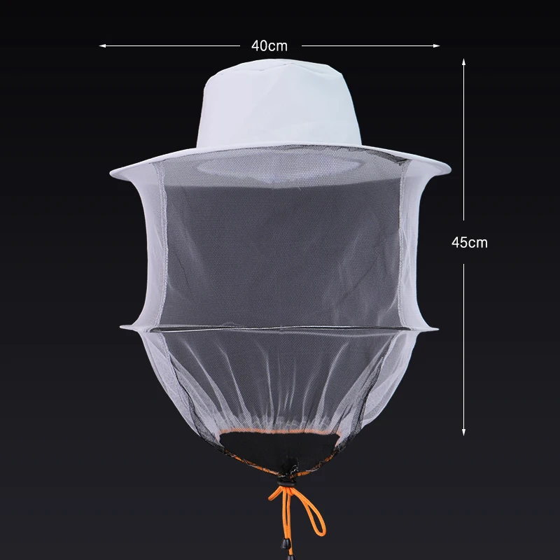 Beekeepers Professional Cap Beekeeping Hat with Brim Face Thickening Sunscreen Half-Length Special Protection Beekeeper Supplies 2
