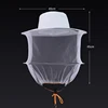 Beekeepers Professional Cap Beekeeping Hat with Brim Face Thickening Sunscreen Half-Length Special Protection Beekeeper Supplies 2