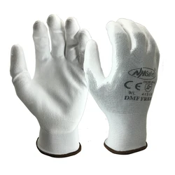 Professional Protective Work Gloves - 24 Pieces (12 Pairs) - M (PU1350W-  DMF12)