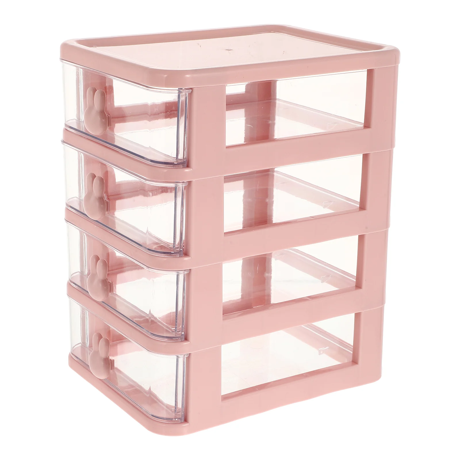 Drawer Storage Box Table Organizer Desktop Benches Dust-proof Office Stationery Container Plastic with Drawers Work