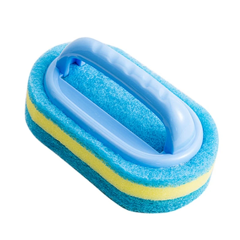 

Cleaning Brush with Handle Sponge Cleaner Wiper Tile Cleaning Tool Cleaning Brushes for Home Kicthen Dishwashing Sink 203C