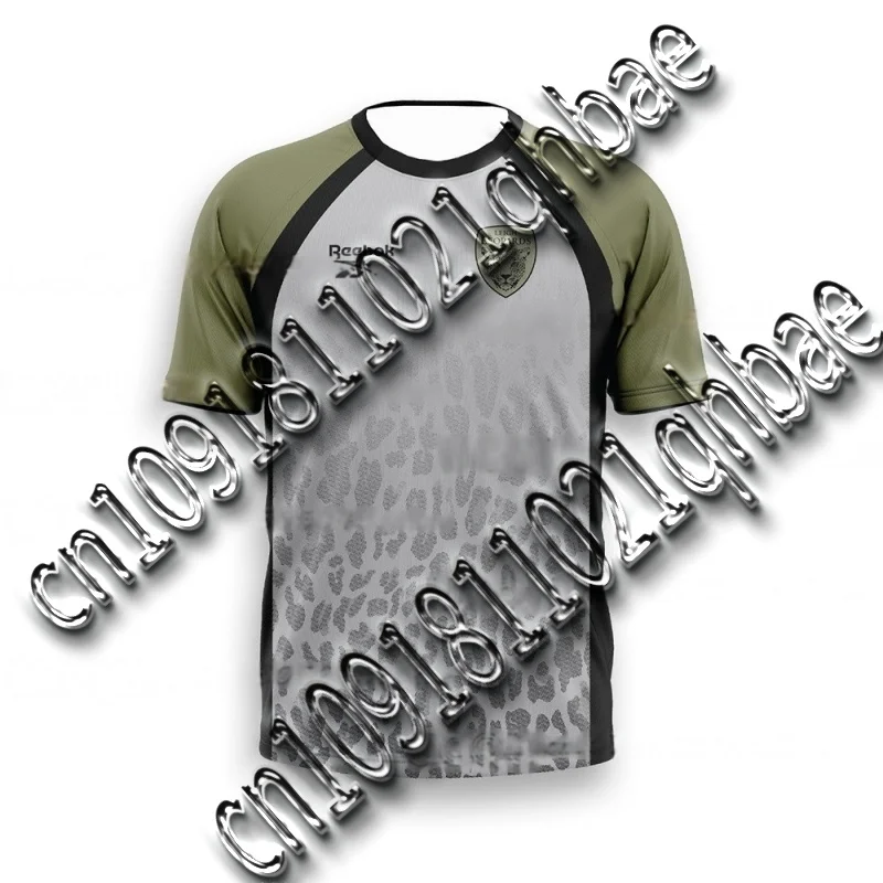 Rugby Shirt Leigh Leopards Leopards Breathable Fast Drying Training T-shirt England Men's and Women's Short Sleeve Shirt sports shirt