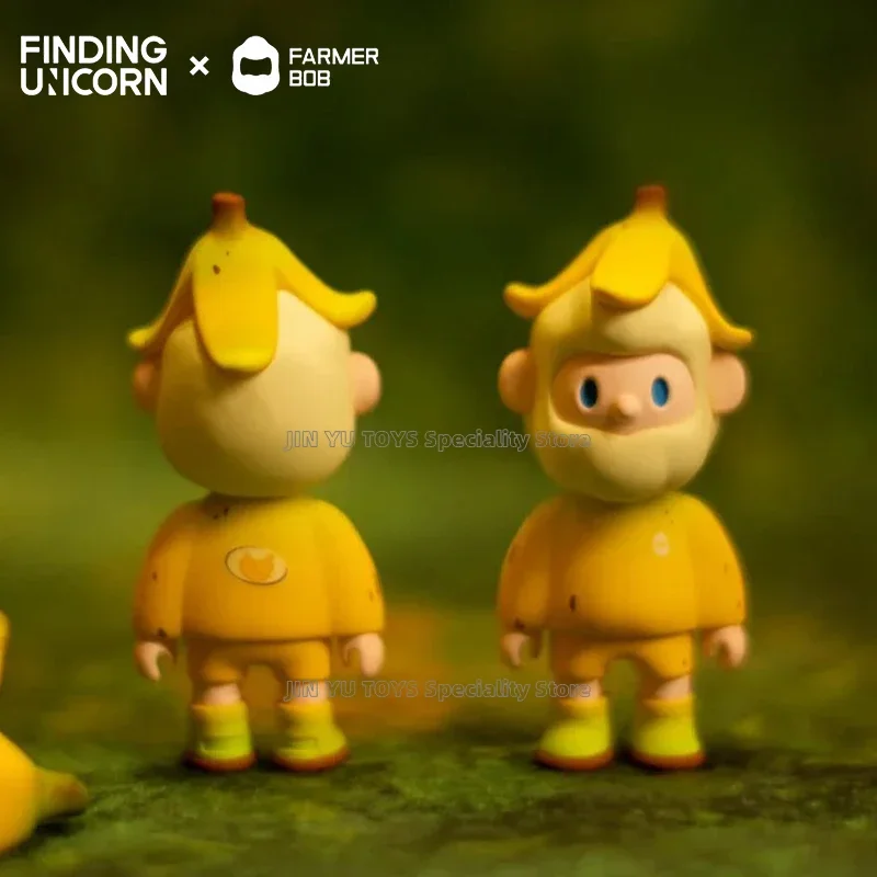 FARMERBOB 希少 初期 フィギュア セット Finding Unicorn Farmer Bob Banana Series Hanging Cards