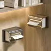 Punch-Free Creative Tissue Box Wall-Mounted Paper Towel Napkin Storage Box Household Kitchen Bathroom Paper Organizer 2