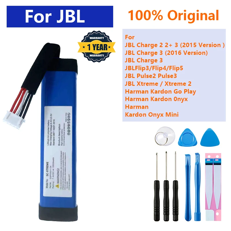 Batteria Originale Oein Per Jbl Charge Flip Pulse Xtreme Boombox 1 2 3 4 5 Per Harman Kardon Go Play Onyx Mini Speaker Bateria