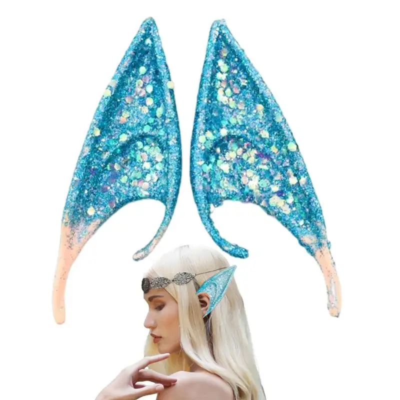 

Cosplay Elf Ears Latex Pointy Ears For Halloween Kids Elven Vampire Fairy Ears Washable Soft Ear Cuffs Dress Up Costume For
