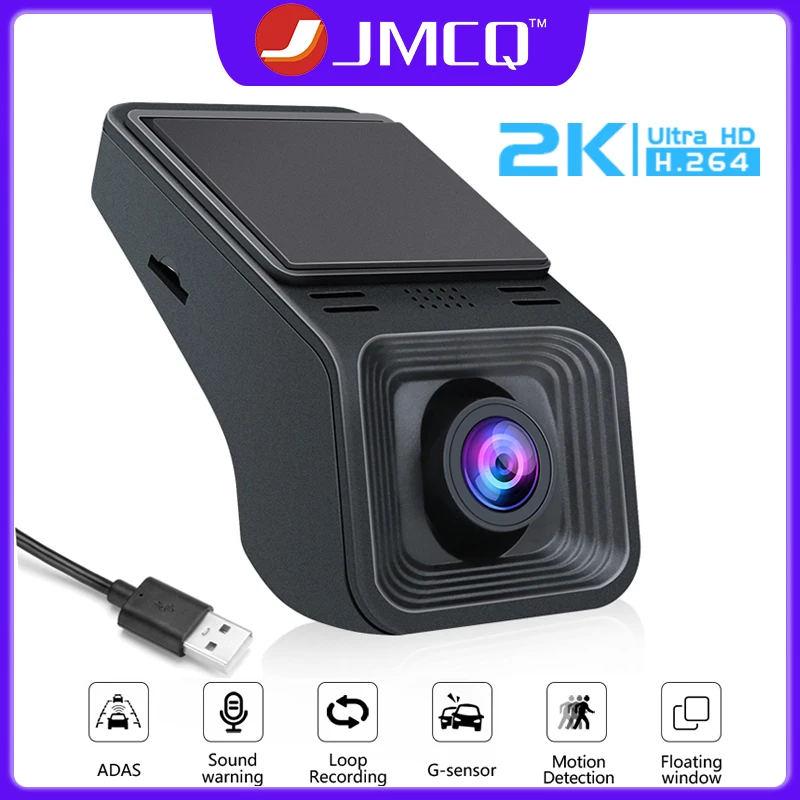 JMCQ 2K USB Car DVR For Android Multimedia Player Navigation Full
