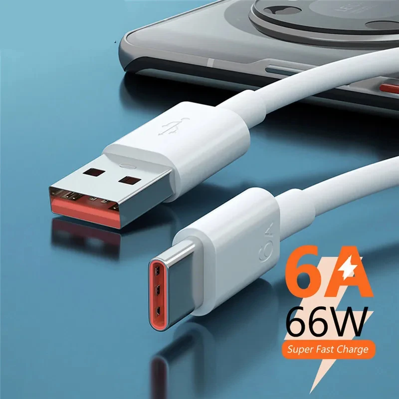 

USB A to Type C Cable 5A PD Fast Charging Data Wire Cord for iPhone 15 Pro Max Huawei Xiaomi 13 12 Samsung POCO Oneplus iPad