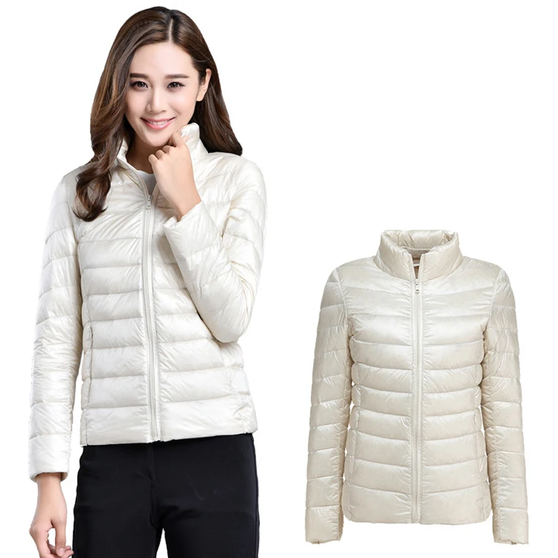 

2023 New Autumn and Winter Women's Ultrathin Lightweight Down Coat Women's Coat