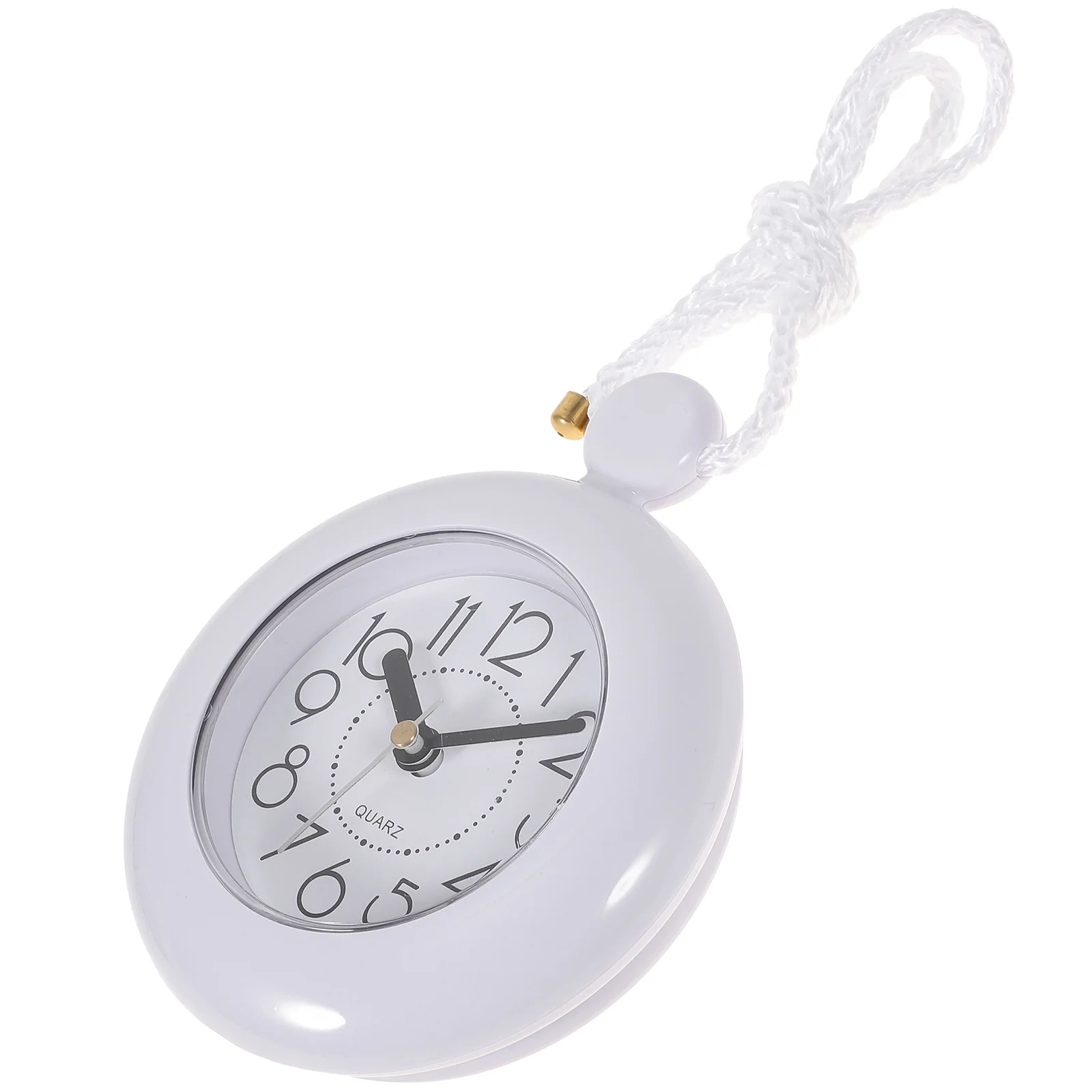 

White Digital Clock Bathroom Waterproof Wall Hanging Adorn Countdown Timer Water-proof Mute Clocks